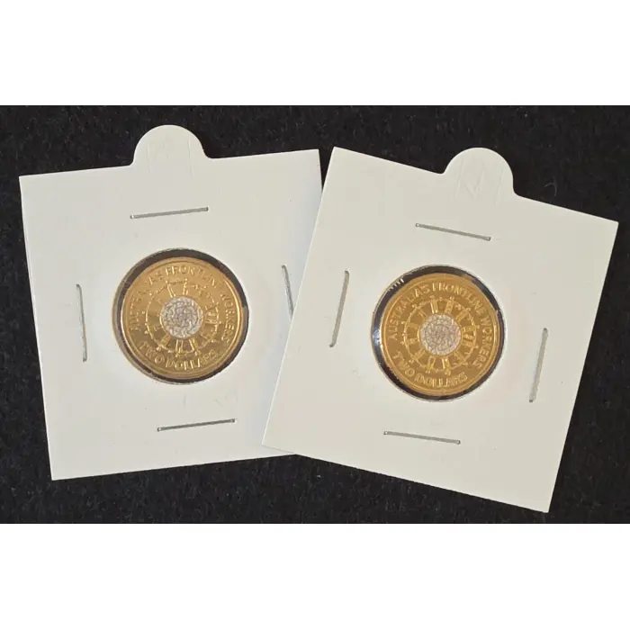 2022 $2 Frontline Workers Coloured Coin Uncirculated