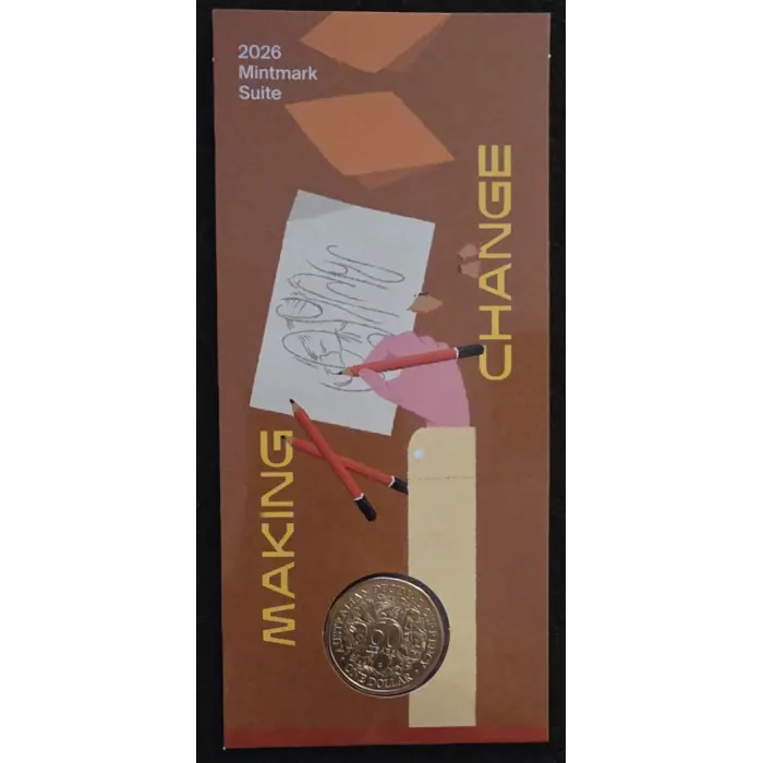 2026 $1 60th Anniversary of Decimal Currency ‘C’ Mintmark Complete 5 Card Se