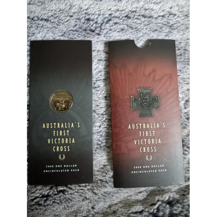 2000 Australia’s First Victoria Cross $1 uncirculated coin pack 
