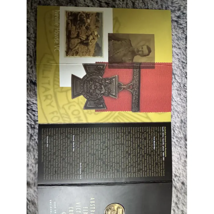 2000 Australia’s First Victoria Cross $1 uncirculated coin pack 