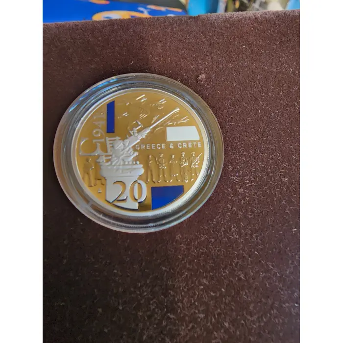 2026 20c COLOURED SILVER PROOF THREE-COIN SET – 1941: SERVICE AMID STRIFE