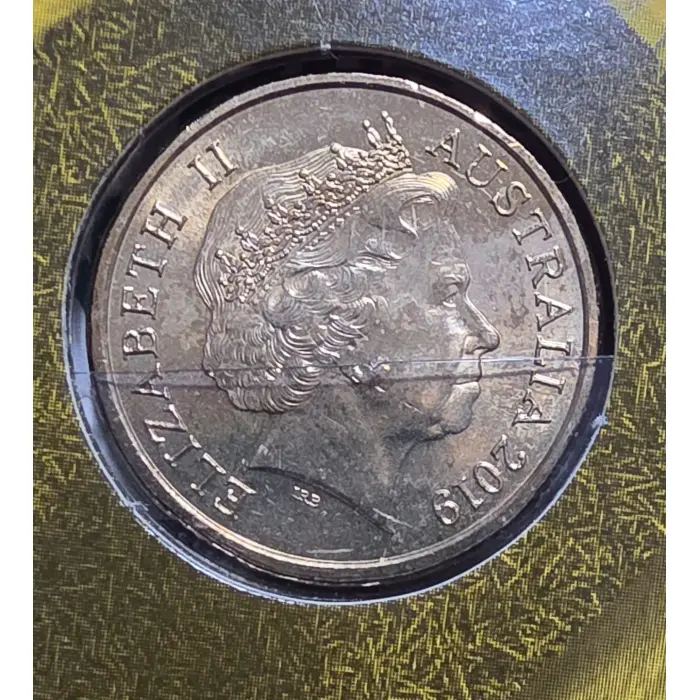 2019 Wallabies $2 Coloured Uncirculated Coin