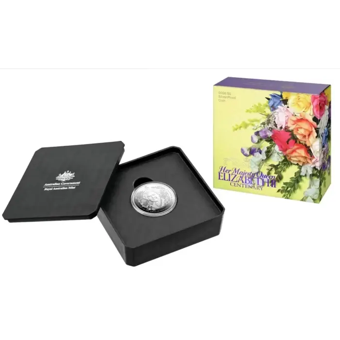 2026 $5 Her Majesty Queen Elizabeth II Centenary of Birth 1oz Fine Silver PROOF Coin