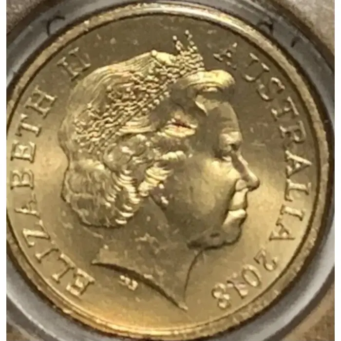 GEM UNC 2018 Purple Coronation Coin (2013 Design)taken from 2018 Anniversary set