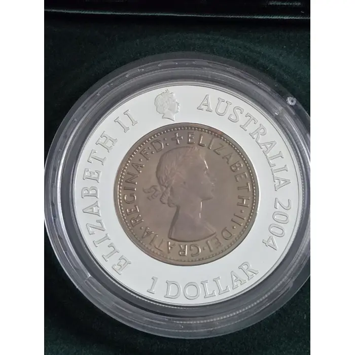 2004 40th Anniv last Penny 1oz Silver proof coin