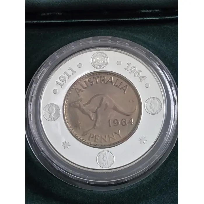 2004 40th Anniv last Penny 1oz Silver proof coin