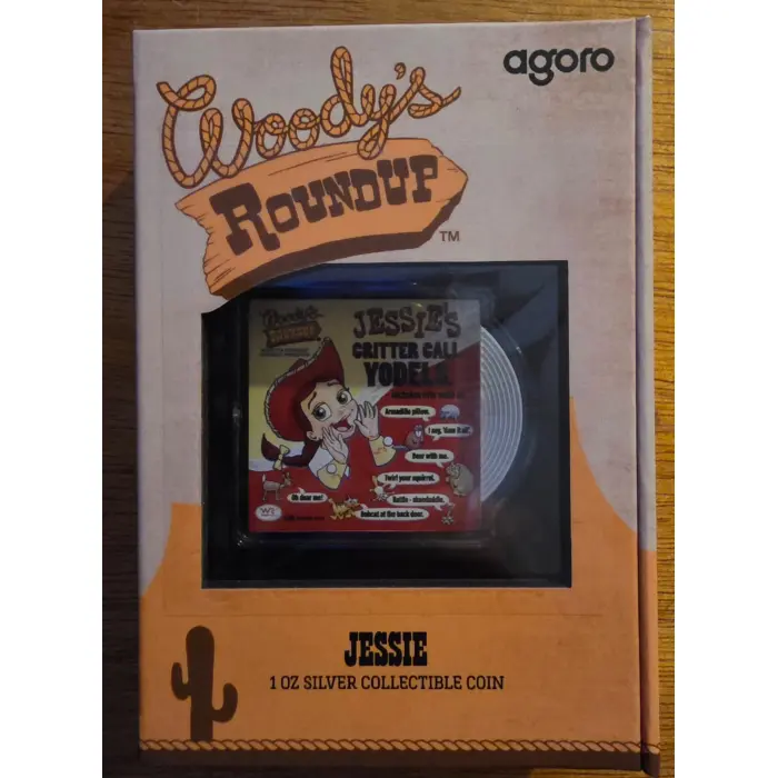 Woody’s Roundup Jessie 1oz Silver Coin – Collector Release
