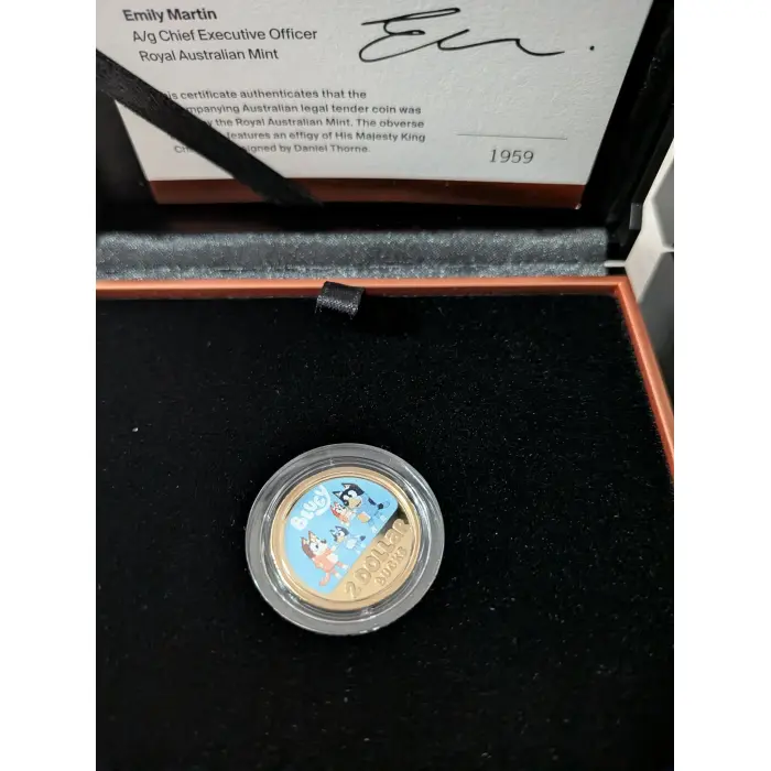 Bluey Silver and Coloured Proof Coins
