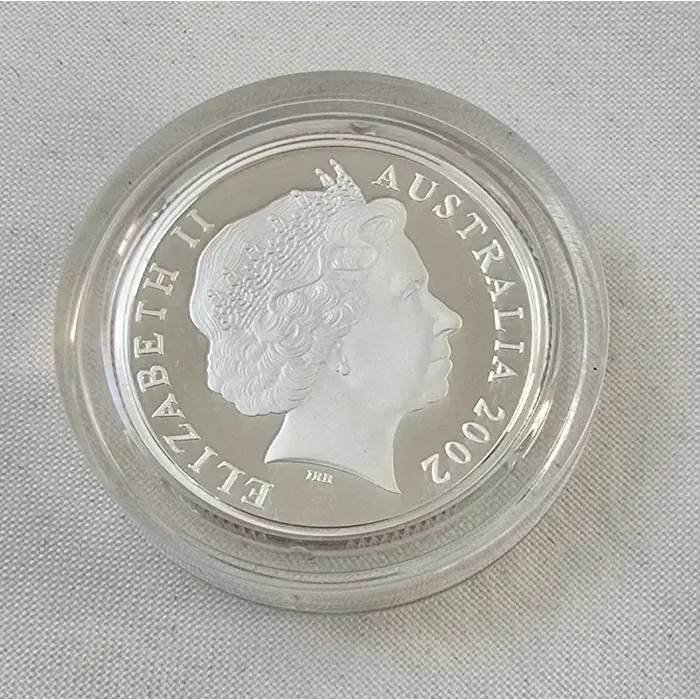 2002 $1 Silver Proof Coin: "Year of the Outback."