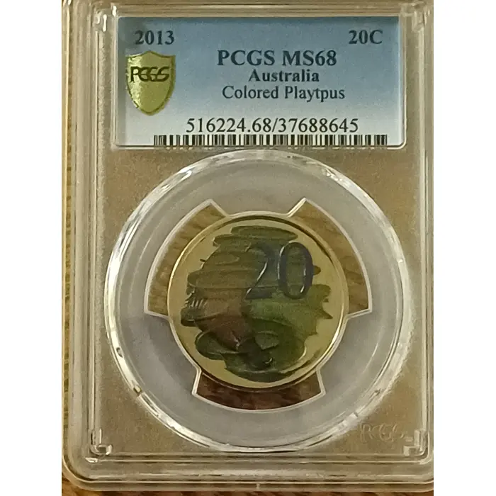 2013  coloured  Platypus   20c