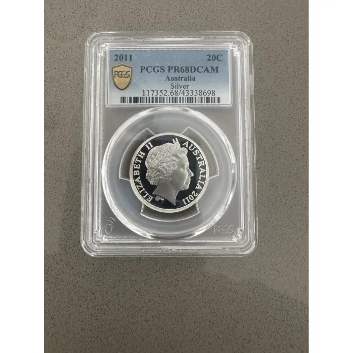 2011  20C PCGS PR68DCAM  Silver 