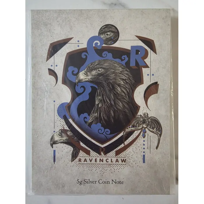 2020 Harry Potter Ravenclaw 5g Silver Coin Note – Limited Edition Collectible