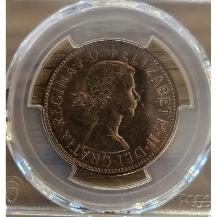 1955M Penny – PCGS Genuine UNC Details (Cleaned)