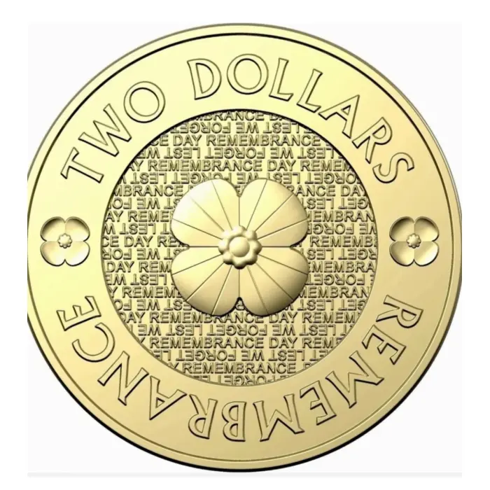 2018 $2 30th Anniversary Gold Poppy uncirculated in capsule