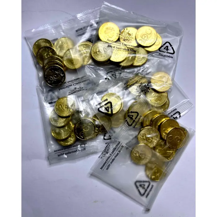 2020 RAM $1 UNCIRCULATED QANTAS CENTENARY COIN BAG OF 10 COINS