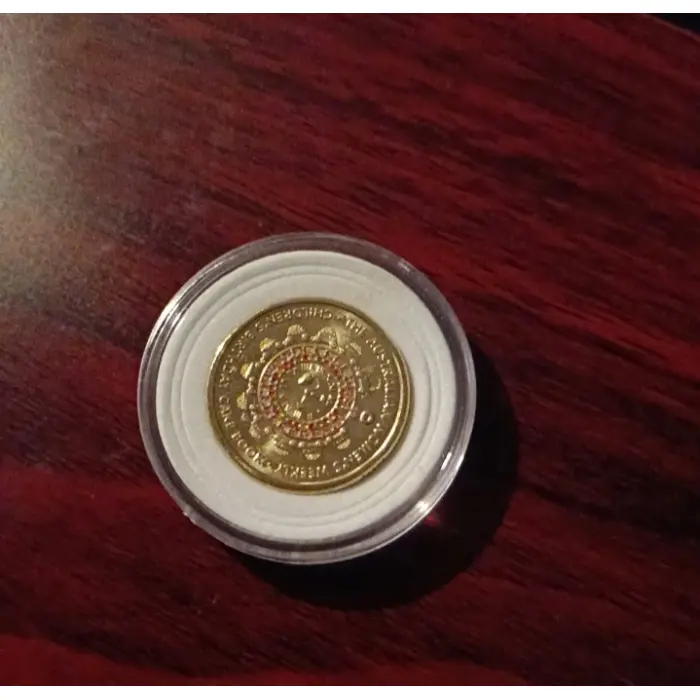 🎊🎉5x $2 dollar coloured coins australia