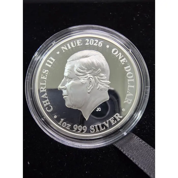 2026 60th Anniversary Decimal Currency Gold-plated 1oz Silver Proof Coin