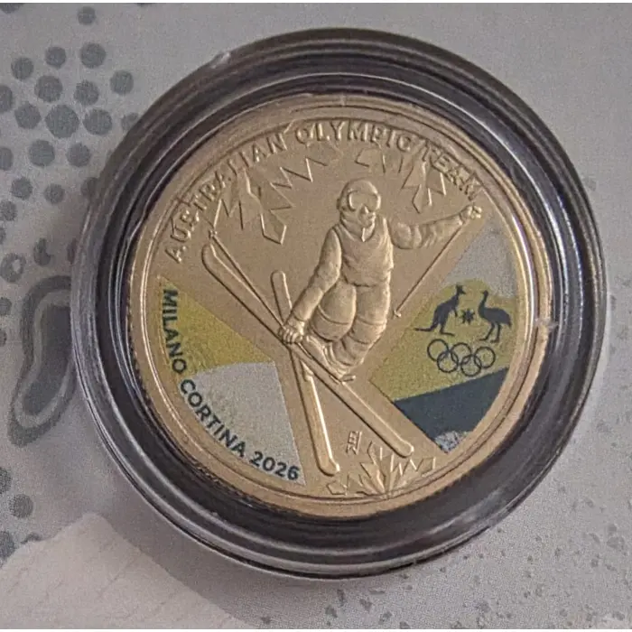 ❄️🇦🇺 2026 $1 Milano Cortina Winter Olympics – Australian Team Colour