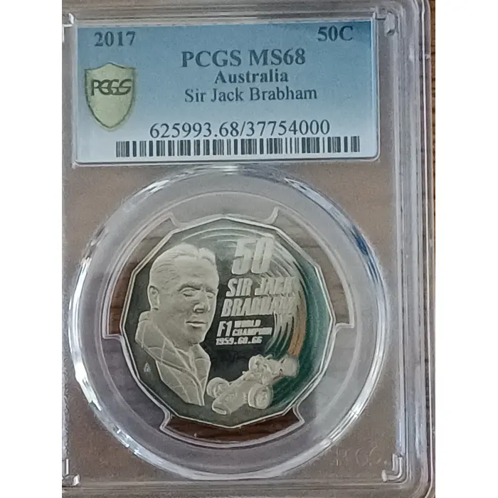 2017 Sir Jack Brabham  50c