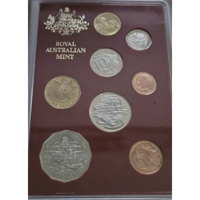 1988 Australian Bicentenary Proof Coin Set 