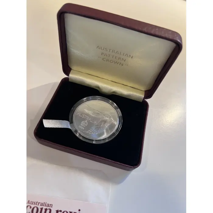 2024 ACR Swan Pattern Crown Silver Uncirculated Coin #1000/1500 COA