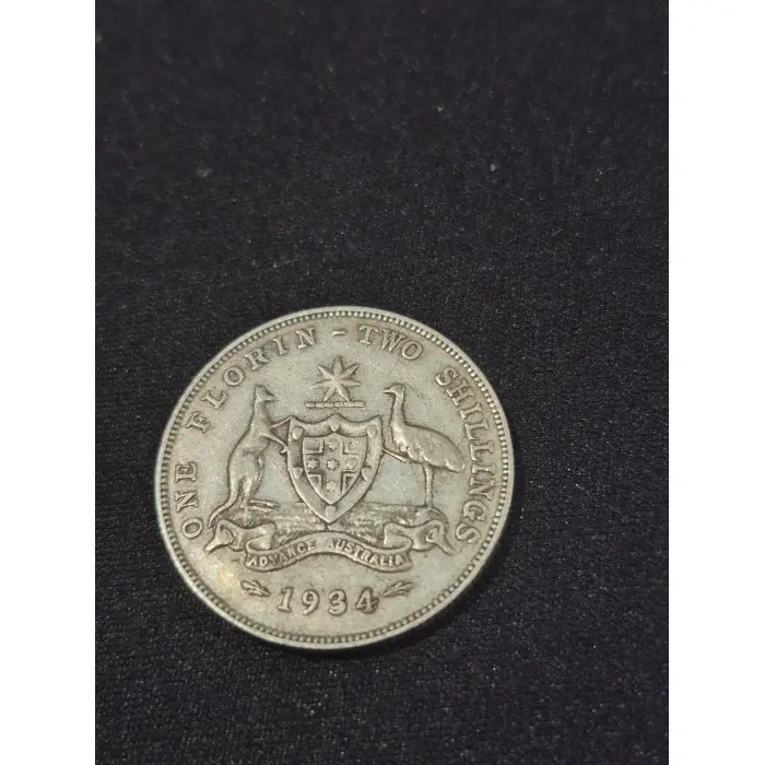 1934 FLORIN TWO SHILLING (SILVER) 