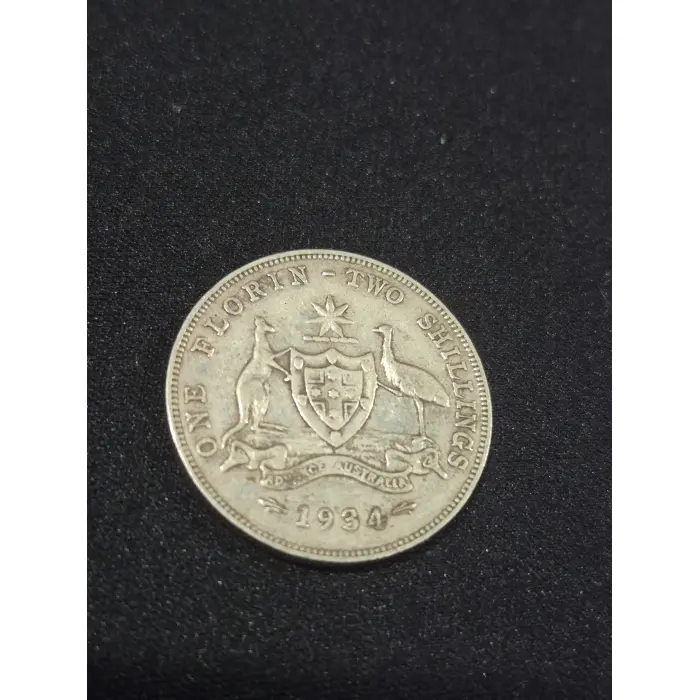 1934 FLORIN TWO SHILLING (SILVER) 