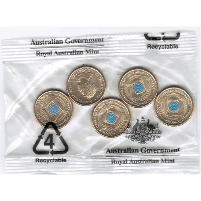 2024 $2 Australian Peacekeeping Coin Bag – 5 Uncirculated Coins – Royal Australi