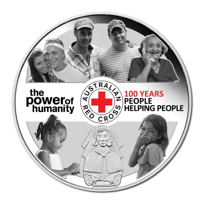 2014 1oz Silver Red Cross - Mintage: 5,000