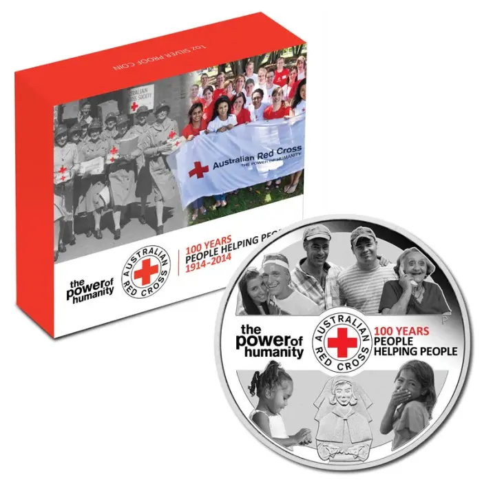 2014 1oz Silver Red Cross - Mintage: 5,000
