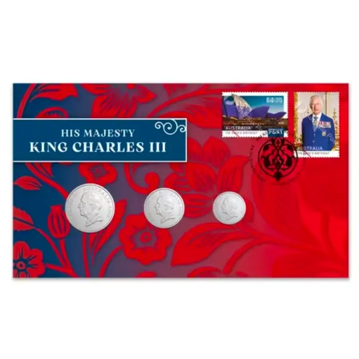 2025 King’s Birthday Three Coin Postal Numismatic Cover (PNC)