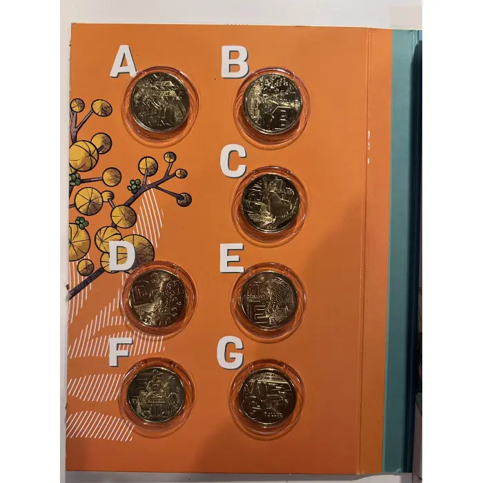 2022 $1 Great Aussie Coin Hunt III A–Z Full Set in Official Folder – 26 Uncircul