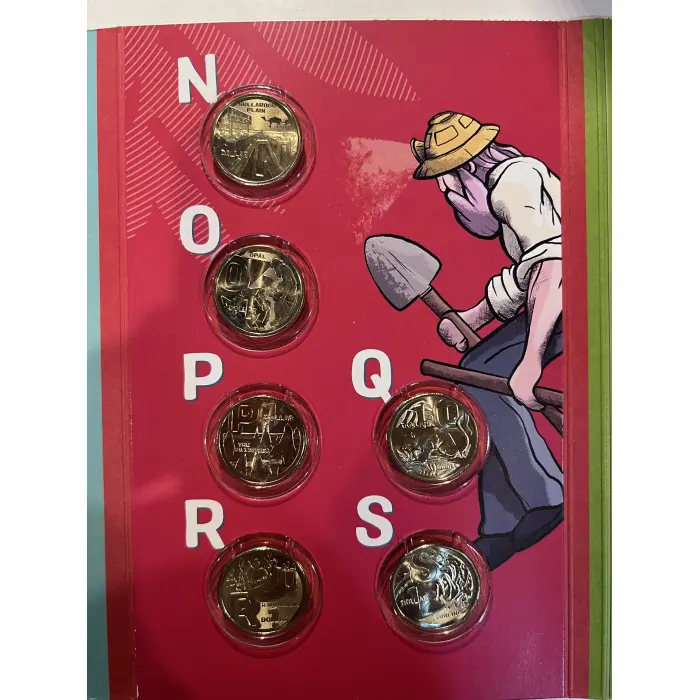 2022 $1 Great Aussie Coin Hunt III A–Z Full Set in Official Folder – 26 Uncircul