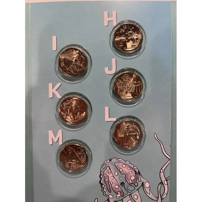 2022 $1 Great Aussie Coin Hunt III A–Z Full Set in Official Folder – 26 Uncircul
