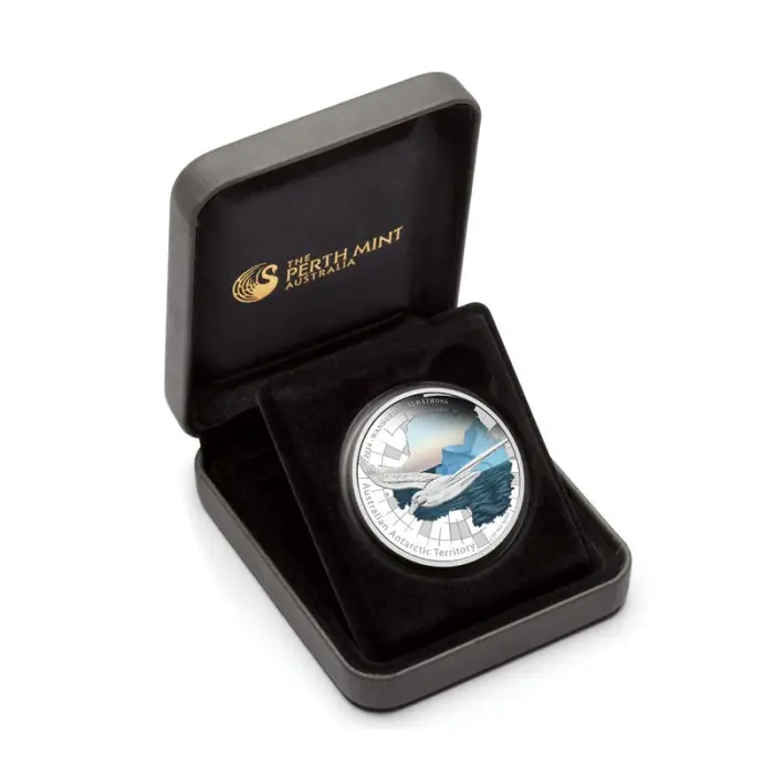 2014 1oz Wandering Albatross Antarctic Territory - Mintage: 7,500