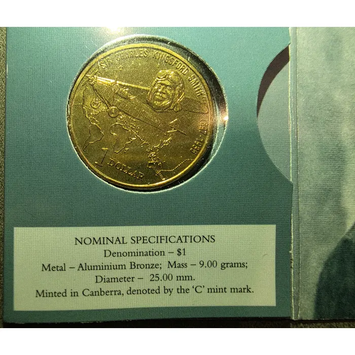 1997 $1 UNC Charles Kingsford Smith