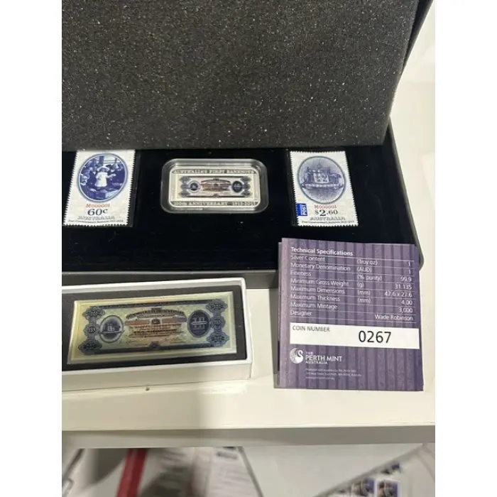 2013 Australia $1 100th Anniversary of Australia's First Bank Note Coin