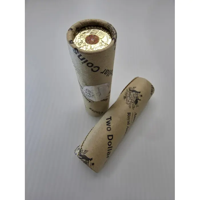 2020 RAM $2 Firefighters Coloured Coin Premium Mint Roll H/T With Tube