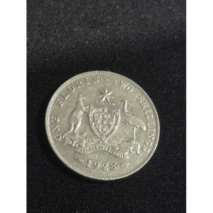 1928 ONE FLORIN TWO SHILLING (SILVER)