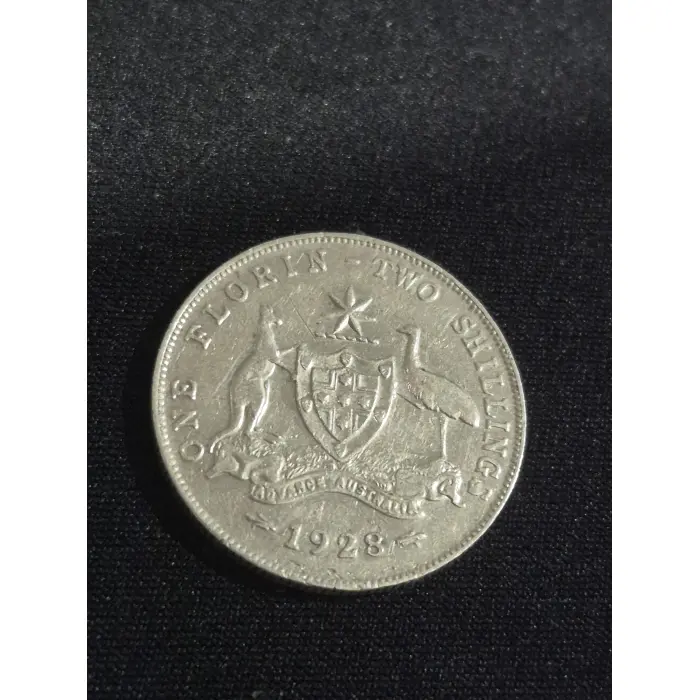 1928 ONE FLORIN TWO SHILLING (SILVER)