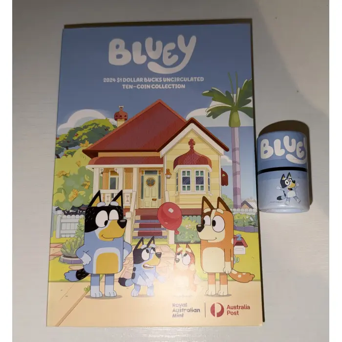 2024 Sealed Bluey Tube & Folder
