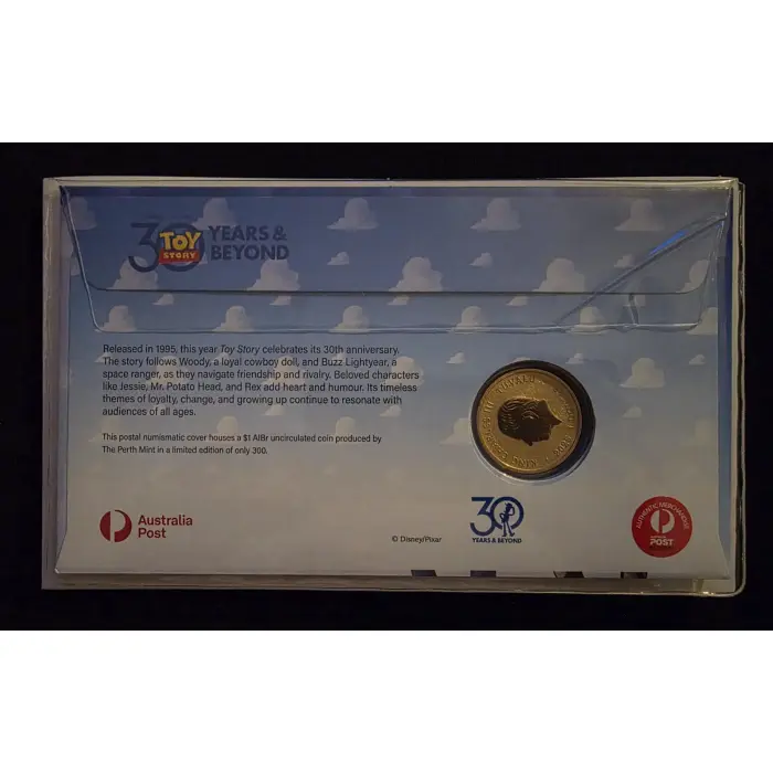 🤠🎬 **2025 $1 Toy Story “30 Years & Beyond” Limited Edition PNC – No.