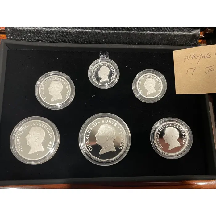2026 silvef 6 coin silver limited proof boxed proof set 