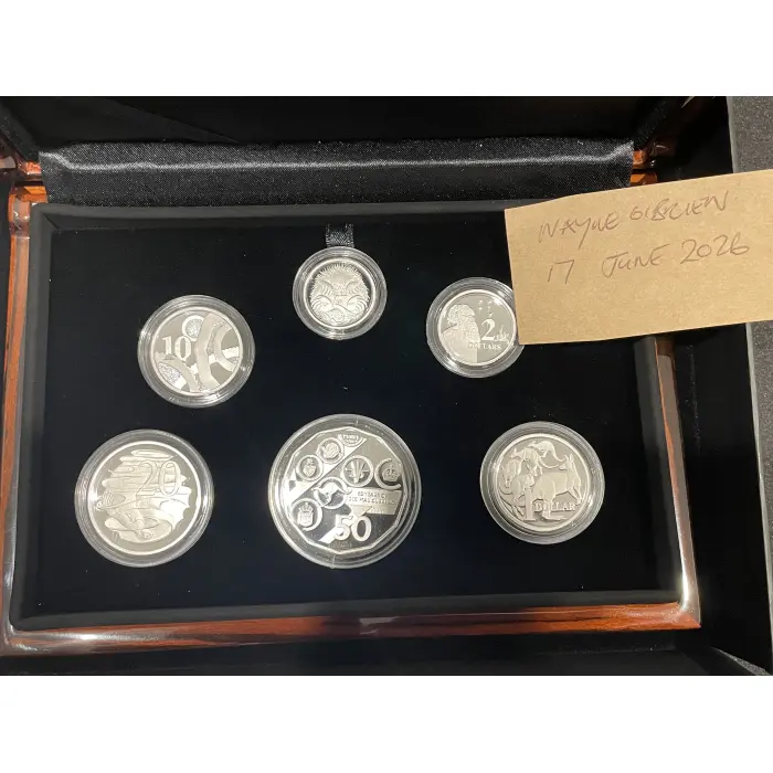 2026 silvef 6 coin silver limited proof boxed proof set 