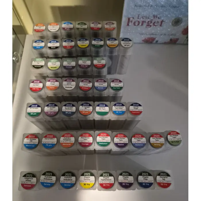 2012 to 2026 $2 Roll Collection 