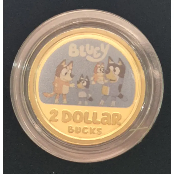 2026 Bluey Coloured Proof Coin