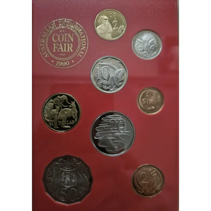 1990 Australian International Coin Fair Proof Set 