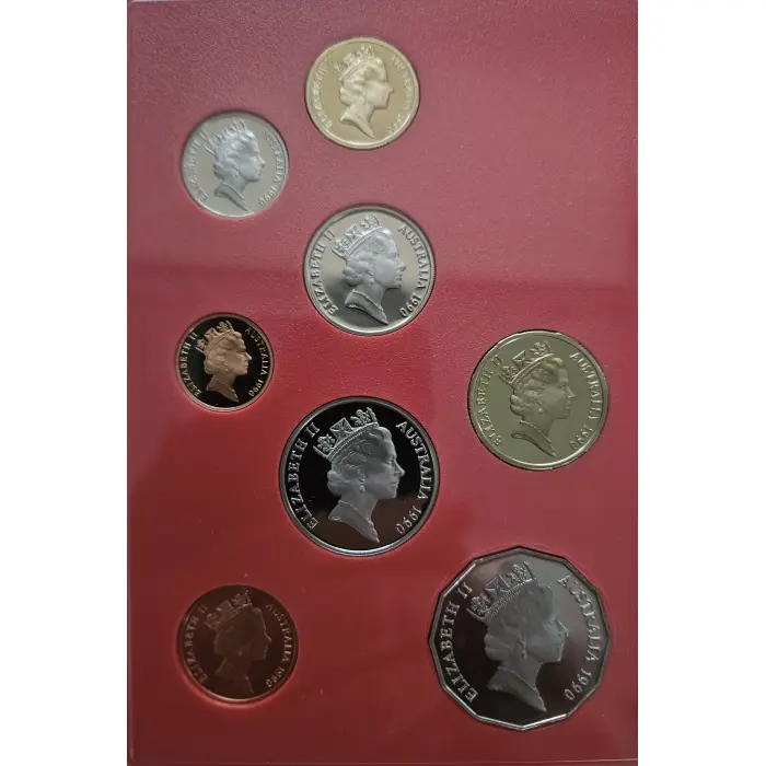 1990 Australian International Coin Fair Proof Set 