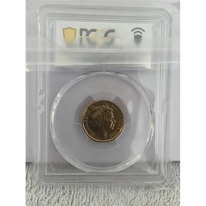 2012 $2 Remembrance Day Gold Poppy PCGS graded coin