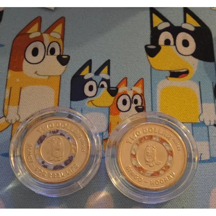 2026 Bluey and Bingo $2 Coin Till Set